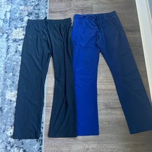 Blue sky scrubs pants